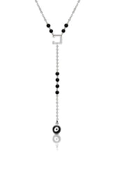 Black Eye Beaded Necklace